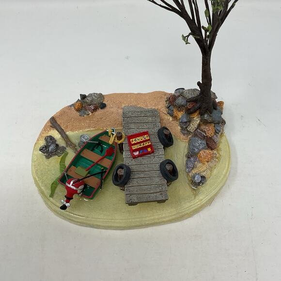 Dept 56 Fishing At Trout Lake Village Accessories Christmas 53110 - Picture 2 of 13